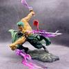 Фигурка Луффи из One Piece, Ророноа Зоро с трехклинковым мечом Sa-maximum, статуэтка из ПВХ, коллекционная модель.