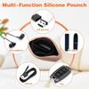 1/4-piece Headphone Organizer And Silicone Cable Tie For Earbuds/USB Flash Drive/keys For Home Or Workplace