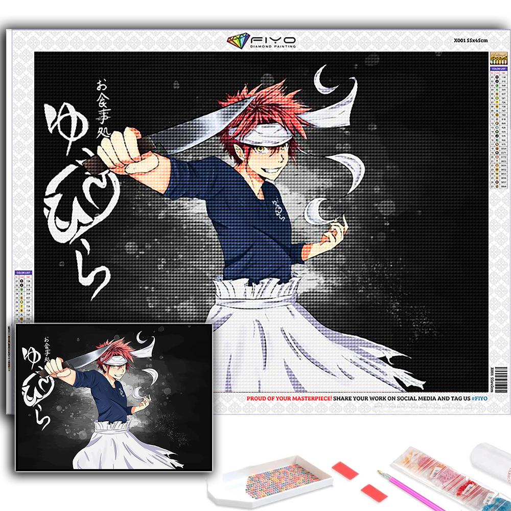 5D DIY Алмазная картина вышивка крестом аниме Shokugeki no Soma Алмазная вышивка мозаика настенное искусство украшение дома