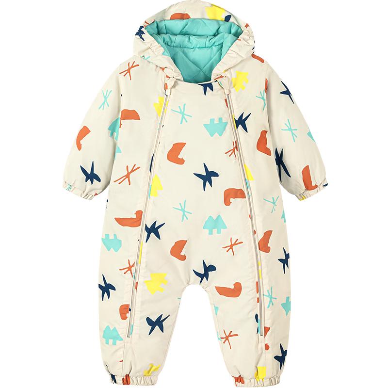 Детский ветрозащитный и теплый комбинезон Minibala Baby