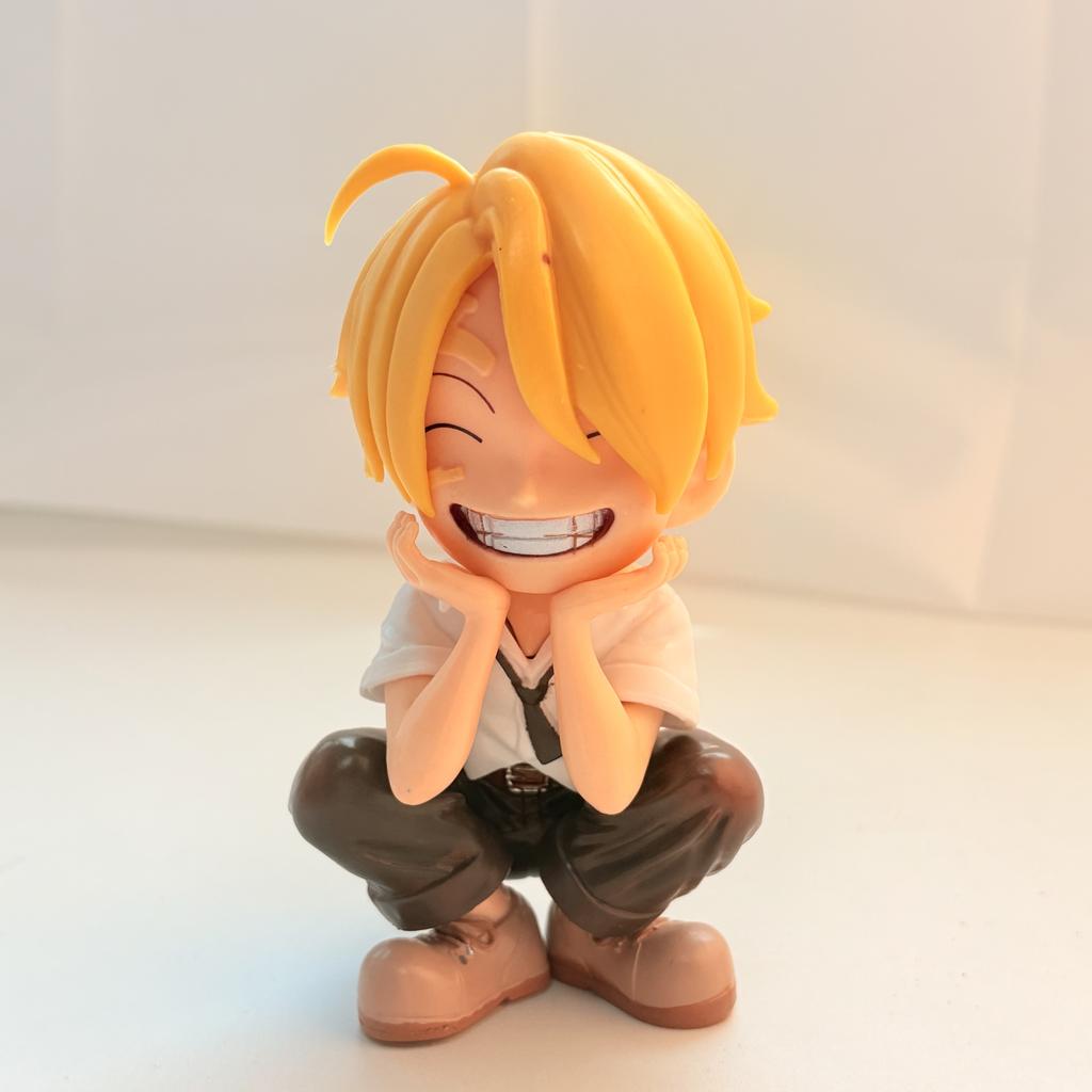 6 шт. ПВХ Серия One Piece Луффи, Чоппер, Усопп, Санджи, Зоро Аниме Фигурки Мини Модели Куклы Топперы для Торта Украшения