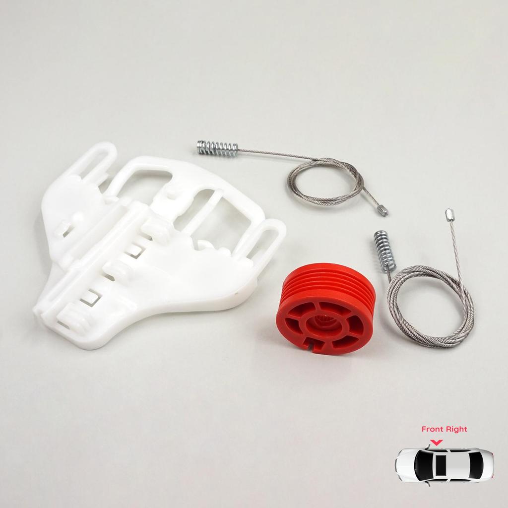 BWR5357 Electric Power Window Lifter Regulator Repair Set Front Right Door for Dodge Nitro 2006-2012 68004820AA