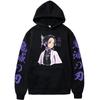 Japan Anime Demon Slayer Graphic Printed Hooded Women Hoodies Long Sleeve Sweatshirt Harajuku Casual Girl Clothes Tops