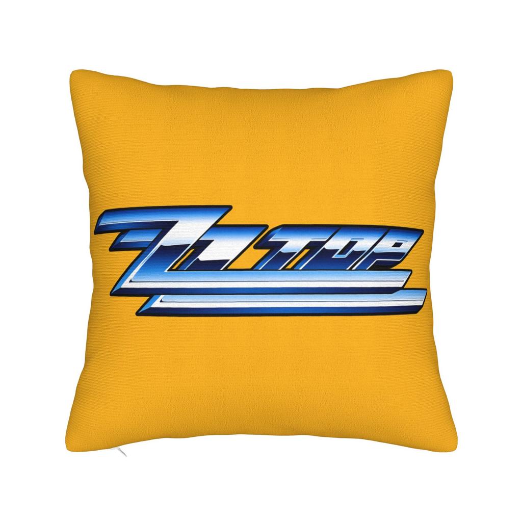 Band Zz Top Pillow Cover Square Cushion Cover Novelty Pillow Case For Couch Sofa Bedroom