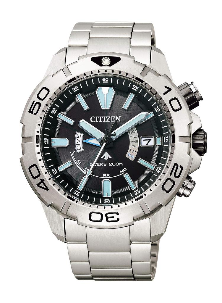 Мужские часы CITIZEN Promaster Eco-Drive с радиоконтролем, серия Marine AS7141-60E