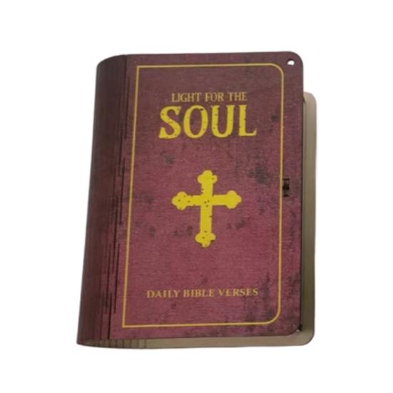 Деревянная шкатулка с библейскими стихами ручной работы с 150 карточками со Священным Писанием, Христианская шкатулка для молитв, Позитивное ежедневное ободрение, Вдохновляющий подарок для женщин и мужчин