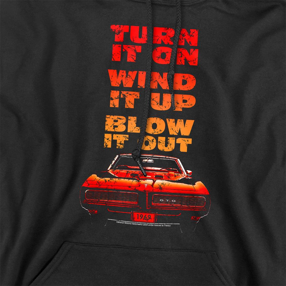 Pontiac Unisex Adult Blow It Out Gto Hoodie