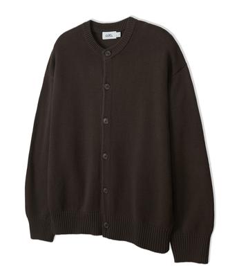 Костюм O’Clock Мягкий Базовый Круглый Кардиган Винтажный Коричневый Cooscd020Vbrown
