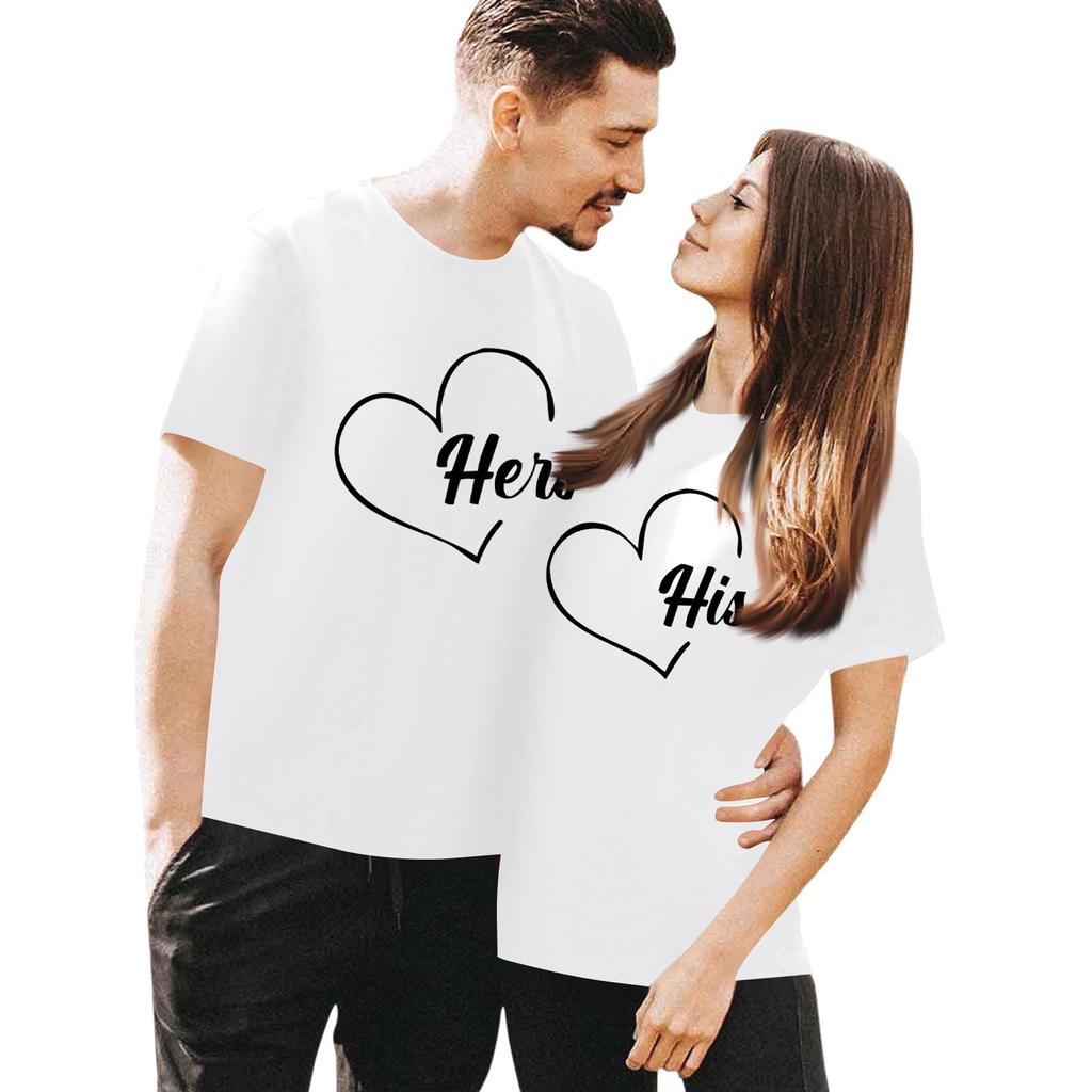 Женская повседневная футболка с круглым вырезом и коротким рукавом с принтом ко Дню святого Валентина