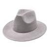 Suede Men'S Ladies Jazz Hat Fashion Vintage British Felt Hat Felt Top Hat Women'S Hat