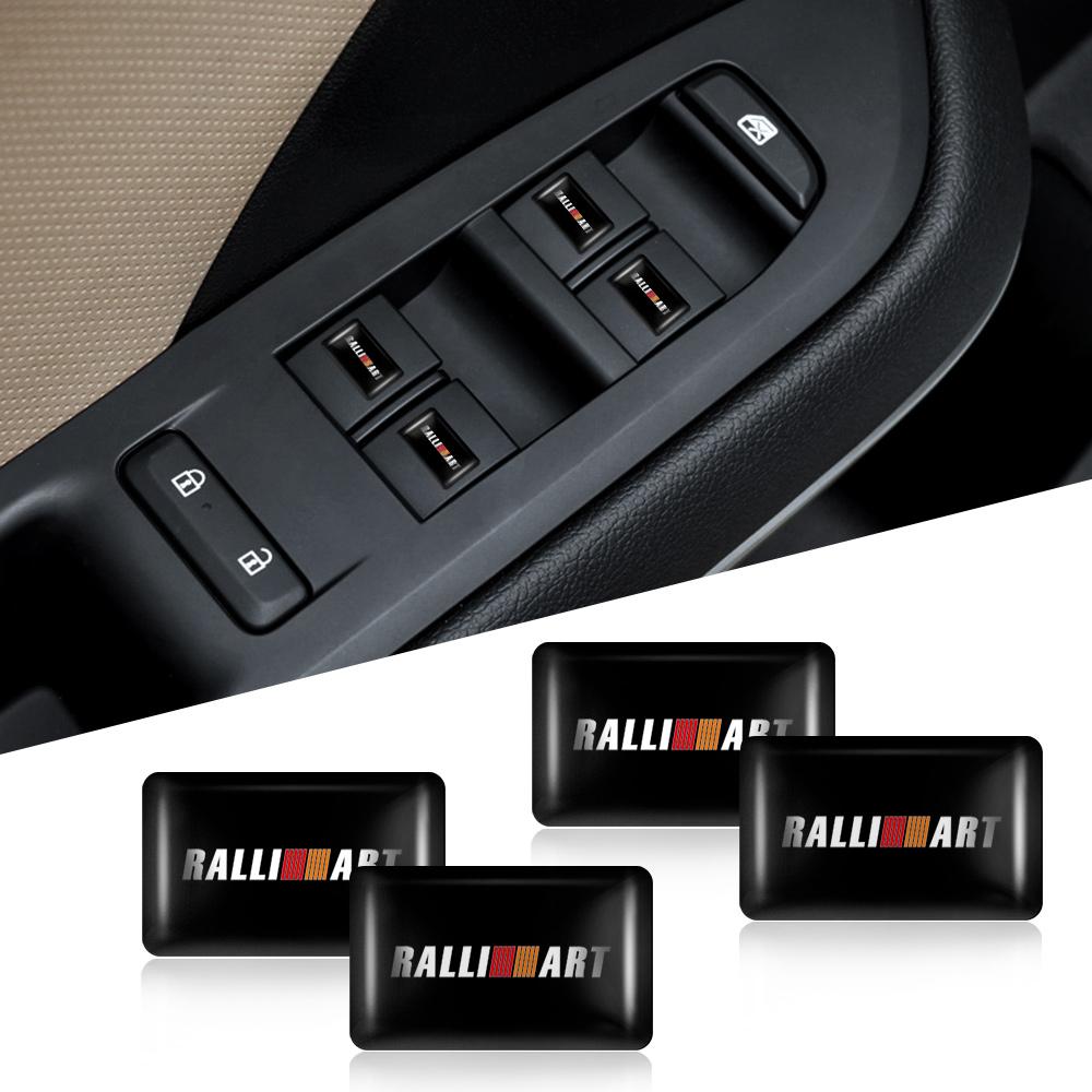 10/20 шт. Автостайлинг 3D Эпоксидная Смола Значок Наклейка Декали Для Mitsubishi ASX Lancer L200 Pajero Attrage Mirage Eclipse GB1