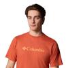 Columbia CSC Basic Logo SS Tee, Mens orange T-shirt