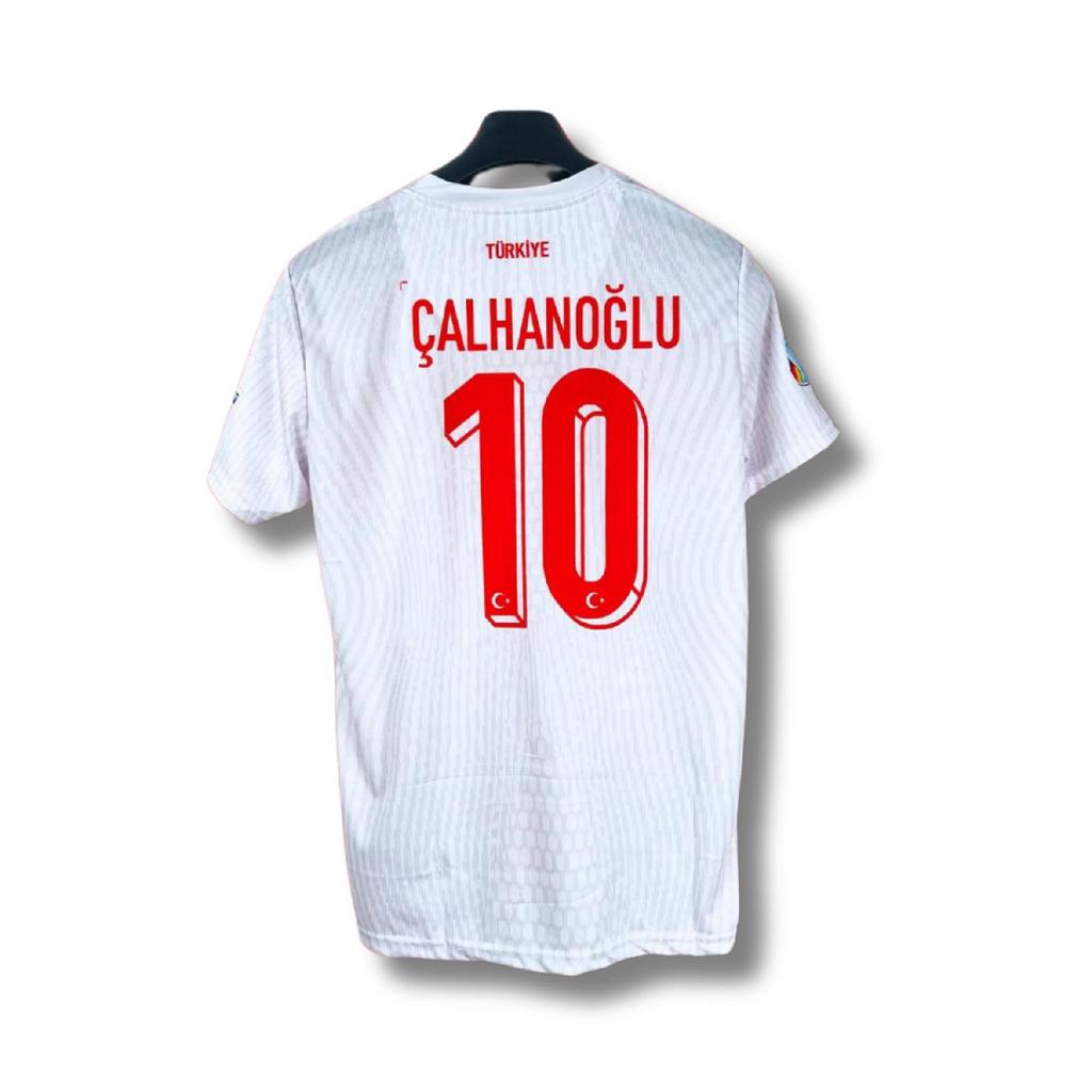 Trkiye Euro2024 Hakan alhanolu White Adult Jersey