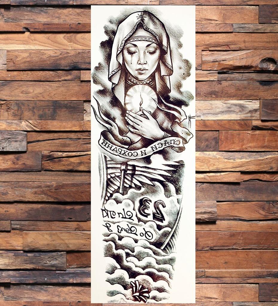 3D Солдат ВВС Вся Рука Временные Татуировки Наклейка Для Мужчин Женщин Взрослых Военный Корабль Компас Поддельный Рукав Татуировки Татуировки Бедро