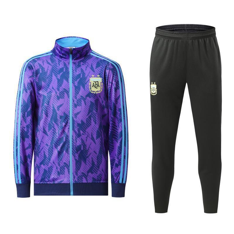 Adult Long Sleeve Zip Training Suit Football Team Sportswear Set Men Women Workout Running