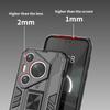 Military  Armor Adjustable Kickstand Protective Case for Huawei Pura 70 Ultra P70 Pro Cover Magnetic Holder Shockproof Full Cover