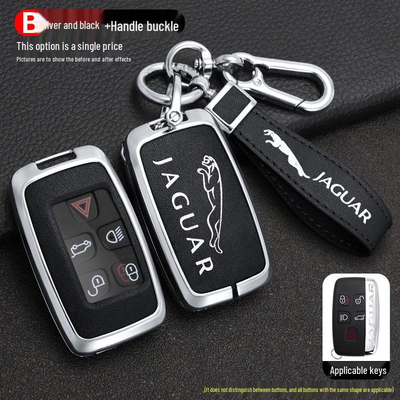 Jaguar Key Case for XFL, XEL, F-Pace, F-Type, XF, XE, XJ, E-Pace Models