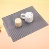 1pc Silicone Draining Board Mat Dish Drying Folding Draining Mat Large Drain Pad Eco-Friendly Drainer Heat Resistant Pot