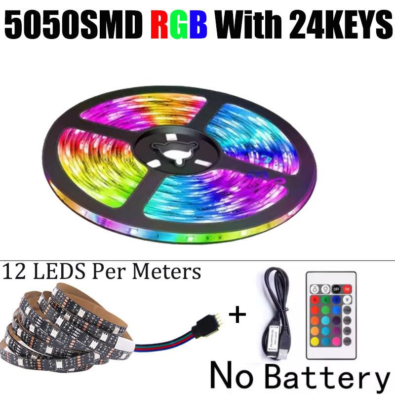 Светодиодная лента USB Гибкая лампа 1м 2м 3м 4м 5м SMD3528 Диод Настольная Подсветка экрана телевизора Подсветка шкафа Ночная