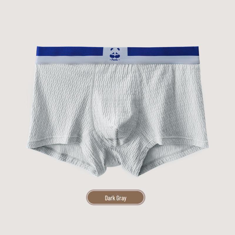 Мужские хлопковые шорты-боксеры — дышащие, молодежные, мягкая ткань, дизайн с четырьмя углами