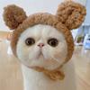 Short Plush Pet Headgear Pet Accessories Pet Headwear Cute Puppy Cap