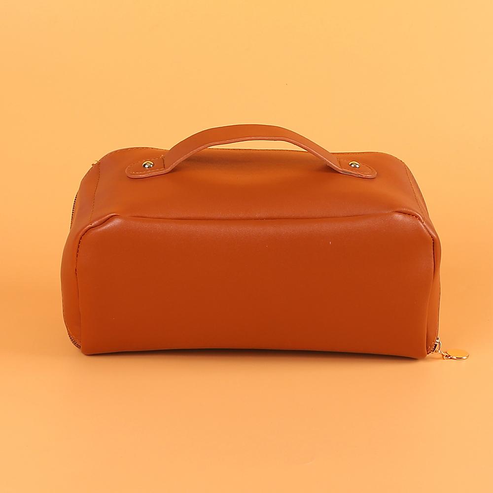 Xiaomi Travel Cosmetic Bag Large-Capacity Makeup Storage Bag Waterproof PU Leather Pillow Shape Toiletries Organizer