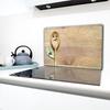 GLASS PROTECTIVE PLATE FOR STOVE 80x52 WOOD