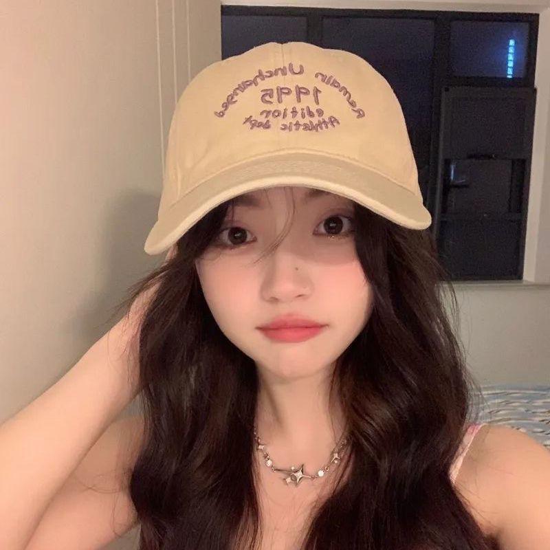 Baseball Cap Women New Summer Solid Embroidery Letter Sunhat Men Unisex-Teens Cotton Snapback Caps Fashion Hip Hop Spring Hat