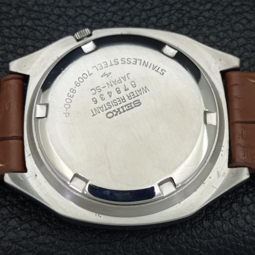 ВИНТАЖНЫЕ МУЖСКИЕ ЧАСЫ SEIKO AUTOMATIC 7009A ЯПОНИЯ ЦИФЕРБЛАТ FERRARI a700406-5 R203-a700406