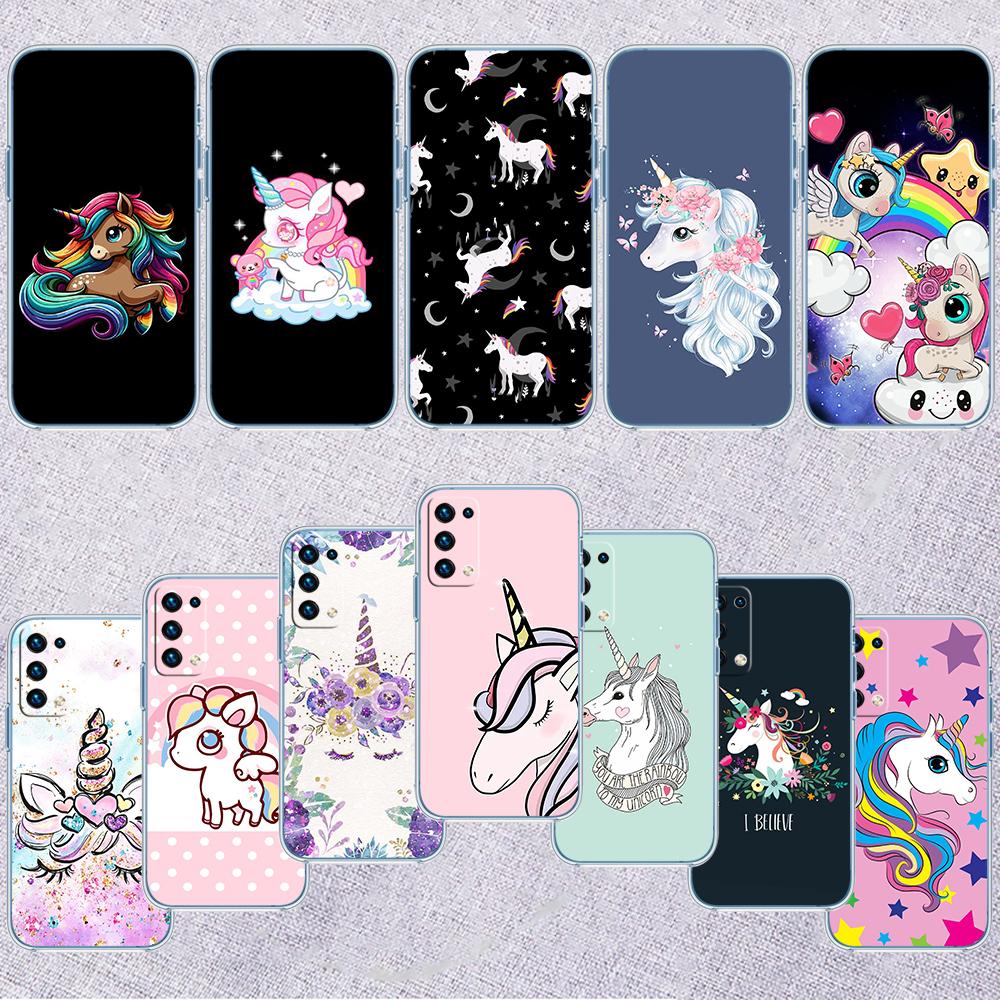 RP14 Cartoon Unicorn Phone Case for Motorola Moto G10 G20 G30 G31 G32 G34 G35 G41 G42 G50 G51 G52 G55 G60 G60S G62 G71 G72 G75