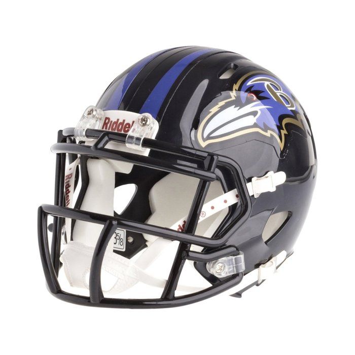 Mini Casque de Football - RIDDELL - Baltimore Ravens - Réplique Officielle - Taille Miniature - NFL