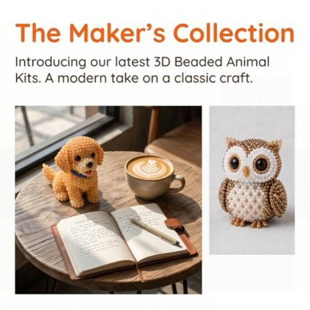 Mother Mary 3D Bead Kit Creative Swan Beading Set New Bead Weaving Kit DIY Activity