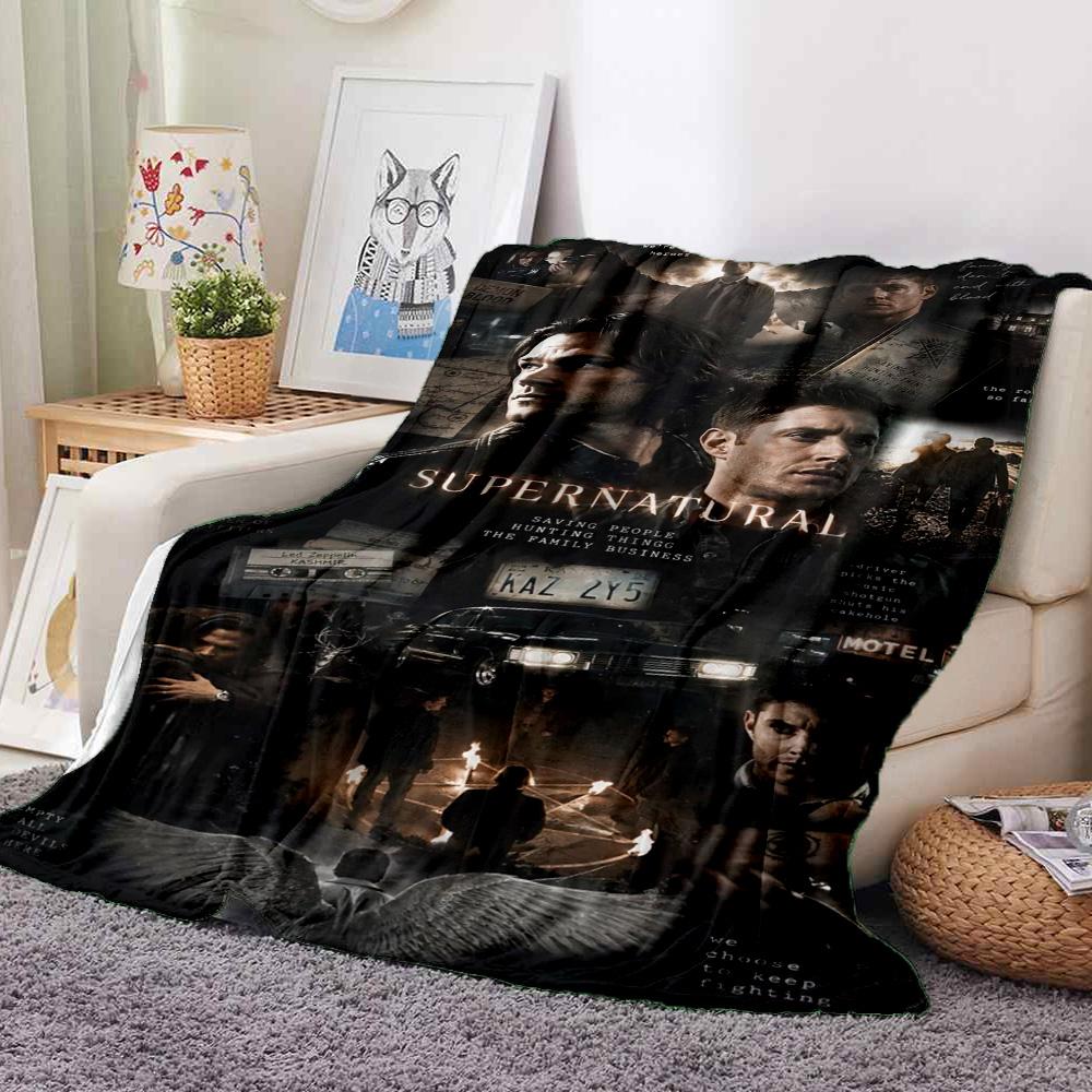 Supernatural Journey Flannel Blanket Throw Blanket Soft Warm Sofa Bed Camping Home Decor Unique Christmas Gift C92285