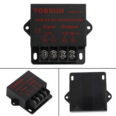 DC 24V Понижающий до DC 12V 5A 60W Регулятор напряжения Понижающий Преобразователь мощности