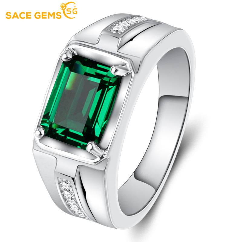 Sace Gems Classic Copper Alloy Zircon Ring Ladies Jewelry Wedding Promise Party Gift