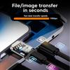 USB 3.2 на Type C Адаптер OTG Быстрая зарядка 120 Вт 10 Гбит Высокоскоростная передача данных Аудио Для iPhone 17 16 15 ПК Планшета Xiaomi Huawei USB C Конвертер