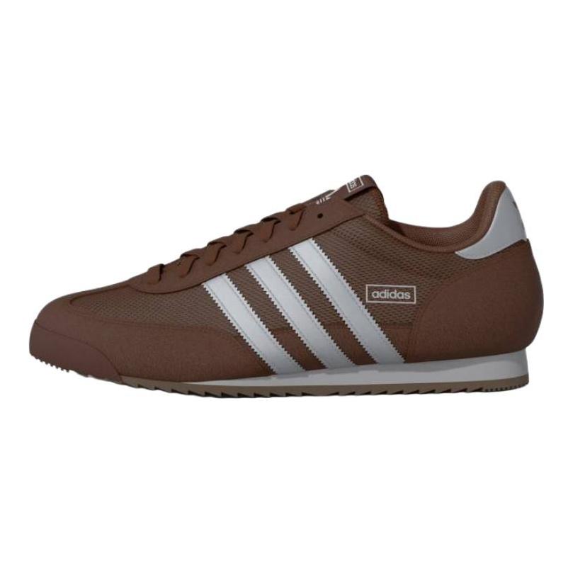 adidas Originals R71 Ткань Кожа Удобные Универсальные Повседневная Жизнь Повседневная Обувь Женская Повседневная Обувь Коричневый KH8232