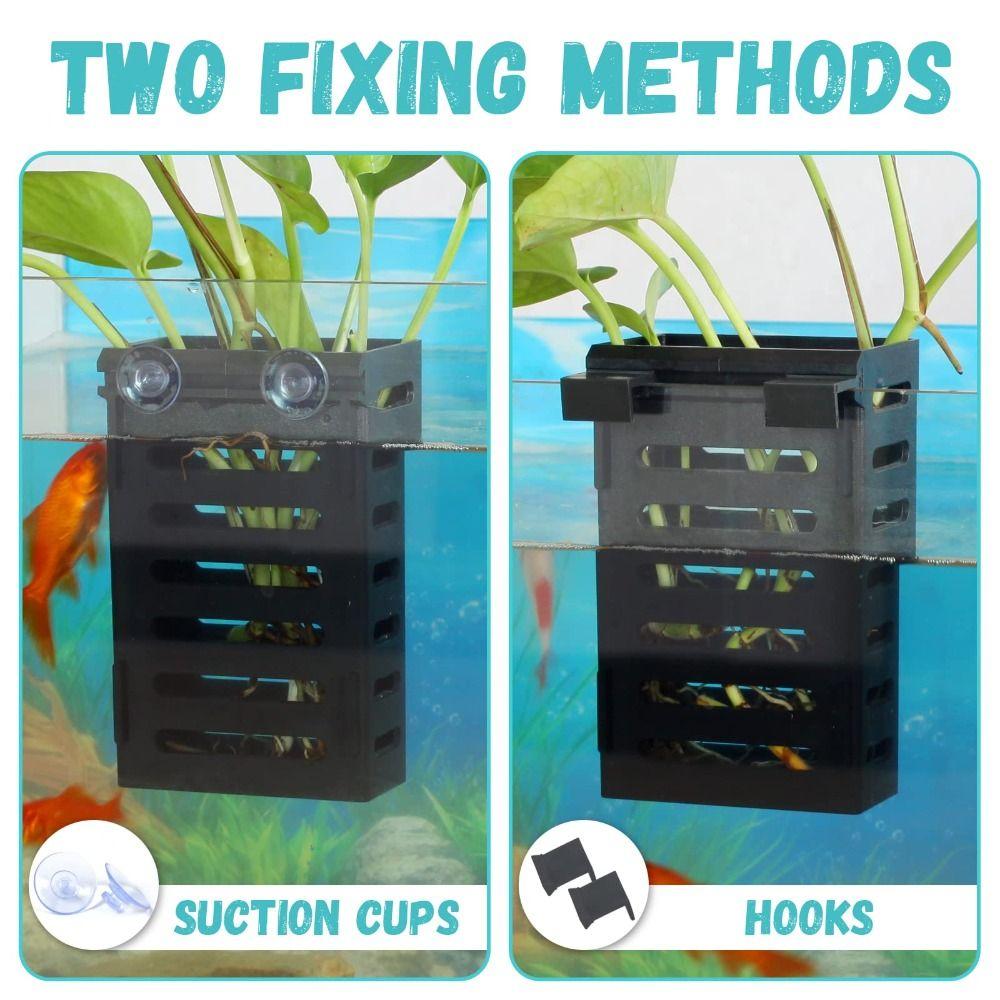 Гидропонный держатель для аквариумных растений, стеклянный горшок, стеллаж для хранения растений, украшение для воды