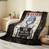 1PC Re Zero Patterned Flannel Blanket Suitable For All Seasons For Home Decor Warmth And Comfort Gifts Holiday Present