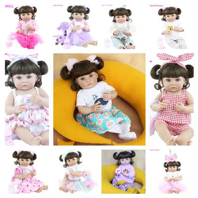 BZDOLL 40 см, полностью силиконовая кукла реборн для девочек, виниловая мини-игрушка для новорожденных Bebe Boneca, детское платье, игрушка для купания, подарок на день рождения