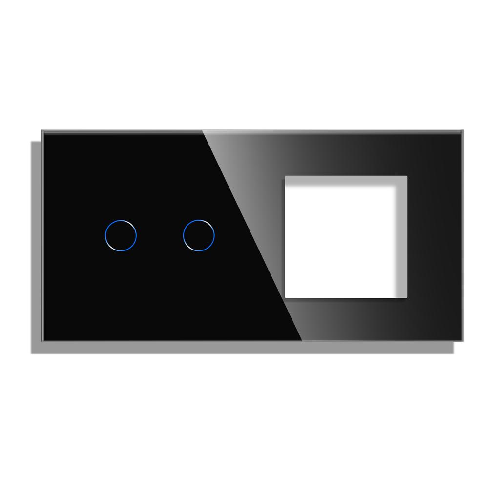 Bingoelec Wifi Tuya Control Smart Home Appliances 1 2 3 Gang Light Wall Electrical Sockets and Switches