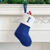 Christmas Stockings Small Embroidered Letter Knitted Xmas Hanging Stocking Decorations Christmas Party Decor