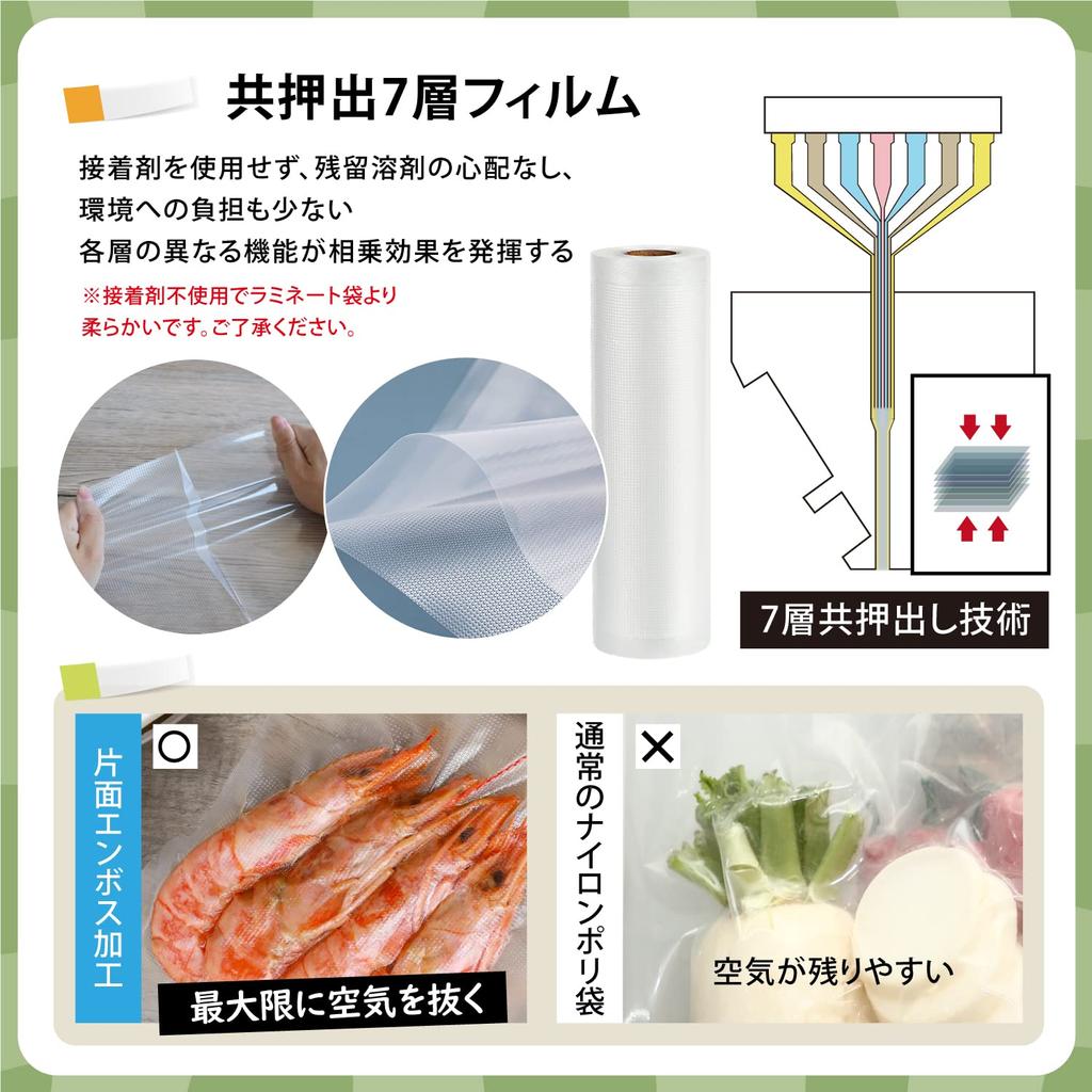 Рулон вакуумной упаковки Deefre 20 x 600 см x 6 рулонов для вакуумных упаковочных машин Вакуумный упаковочный пакет Безопасный материал Не содержит BPA Пищевой запайщик Хранение продуктов