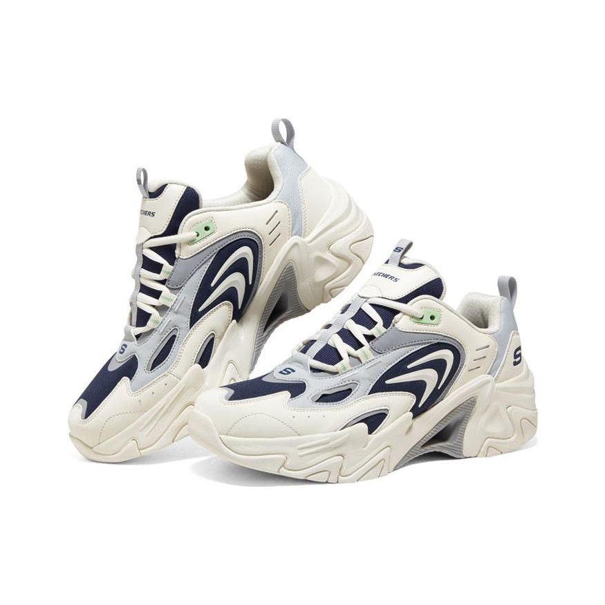 Skechers Stamina V3 Удобные Прочные Низкие Папины Кроссовки Мужские Сникер Бежевые 894255-WGN