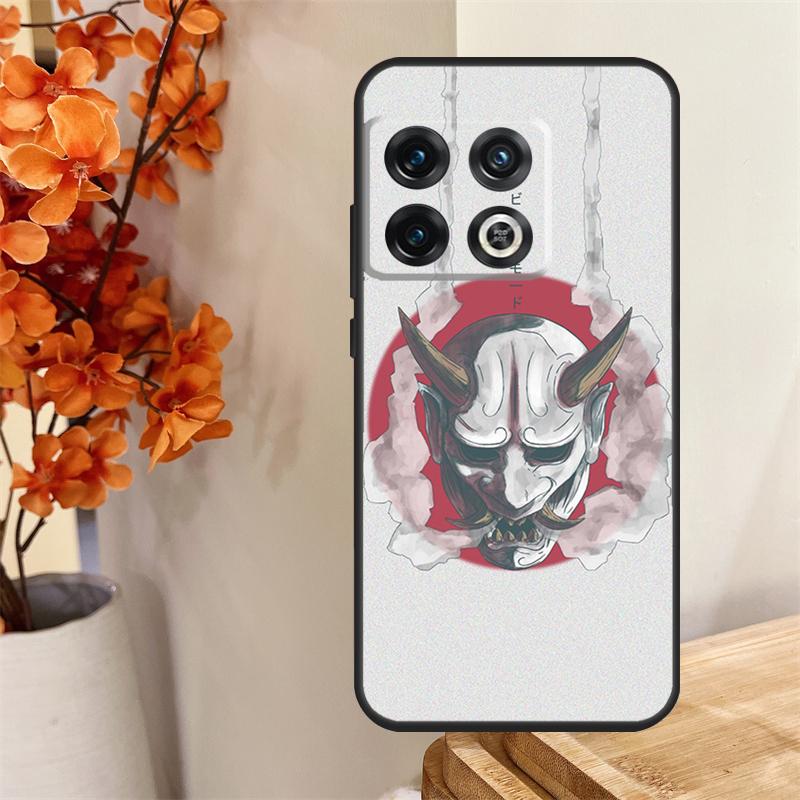 Oni Hannya Demon Mask Funda For OnePlus 13 13R 12 12R 11 10 Pro 8T 10T OnePlus Nord 4 CE 2 3 Lite N30 N20 N10 Case