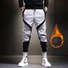 Trousers Harem Autumn Winter Pluhs Warm Sweatpants for Men Fashion Graphic Man Sports Pants Comfortable Streetwear Fleece Pants