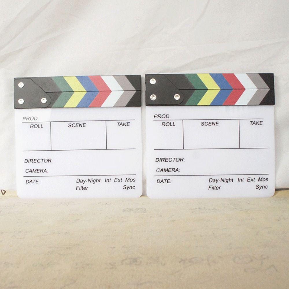 Акриловый фотореквизит Regisseur Board Фотография Украшения Видео Фильм Доска для видеоблога