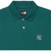 New Era SS24 Логотип MLB New York Yankees Узор Короткий рукав Поло Унисекс поло Зеленый 14341333