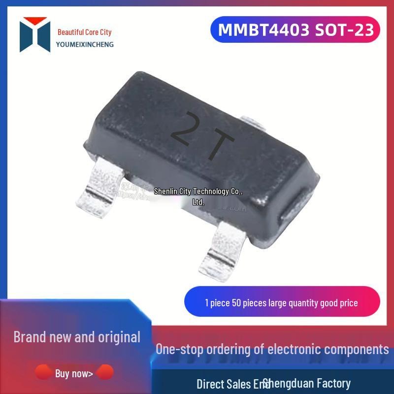 MMBT4403 2N4403 PNP Bipolar Transistor, Screen Printed 2T SOT-23, Surface Mount