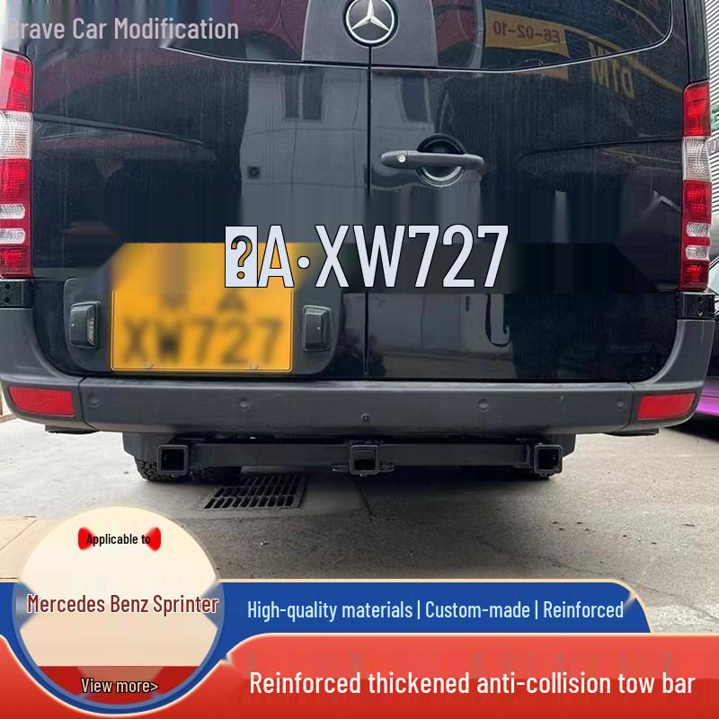 Compatible with Mercedes-Benz Sprinter trailer boom conversion, RV motorboat trailer hitch, off-road tow hook, and three-bar tow arm.